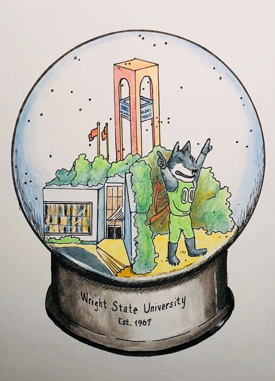 Wright State Alumni - Wright State Snow Globe Pre-Order – Wright ...