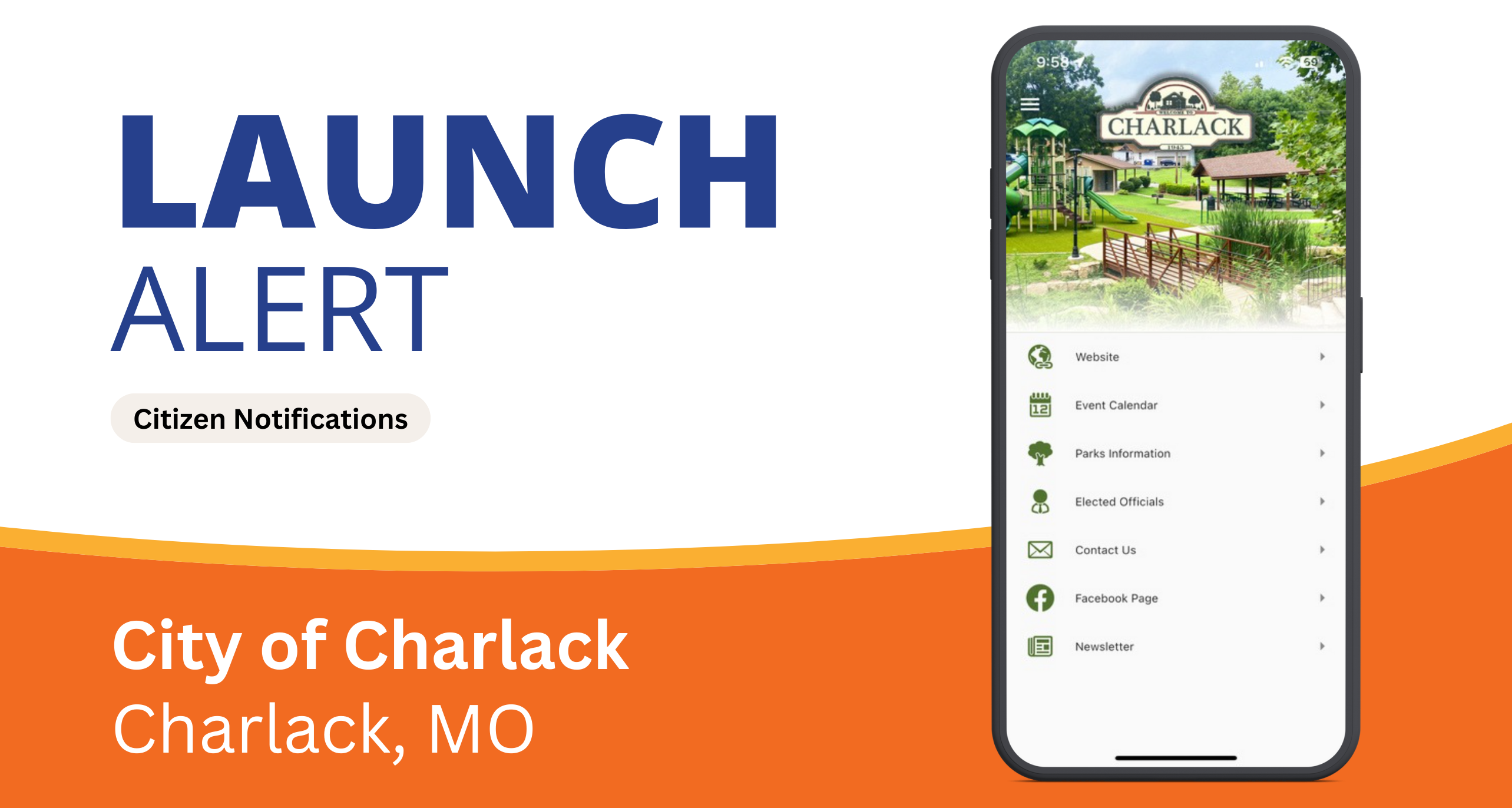 Charlack. MO launches mobile app